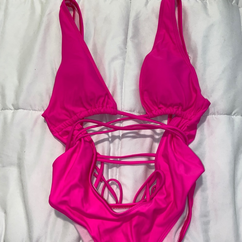Shein one piece swimsuit.